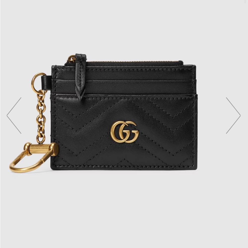 Gucci GG Marmont Keychain Wallet